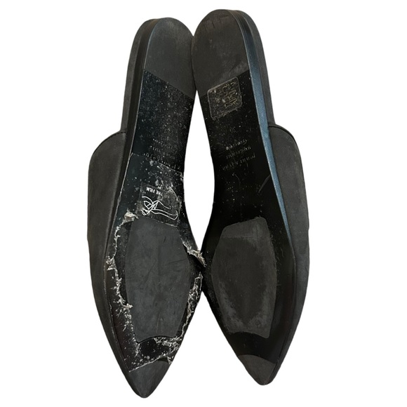 Jenni Kayne Oiled Leather Pointed Toe Flat Mules - Picture 5 of 6